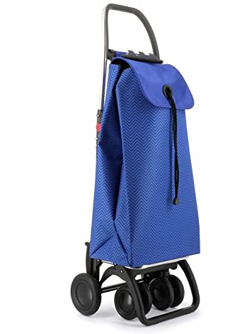 Carro Rolser I-MAX ONA 4 Ruedas 2 Giratorias Plegable - Azul