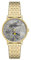 Armani Exchange Uhr für Damen , Quarz/Multi Uhrwerk, 36MM Gold Edelstahlgehäuse mit Edelstahlarmband, AX5586