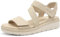 Tamaris Damen Klassische Ballerinas, Frauen Flats,Comfort Lining,TOUCHit-Fußbett,Slip-ons,klassisch elegant,Ballerinen,Ivory,37 EU