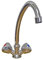 Kippen 5021AK - Robinet monotrou pour évier de cuisine modèle Héron