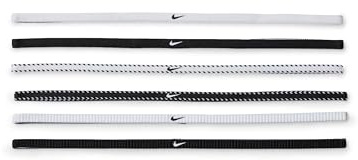 Nike Flex Classic Slim 6PK Fascia per capelli da donna White/Black/White One Size