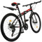 Gqouur 26 Zoll Faltbare Mountainbike 21 Gang Herren Fahrrad mit Schutzbleche und Getränkehalter schutzblech MTB Unisex für Erwachsene zwischen 1,41 und 1,80 m