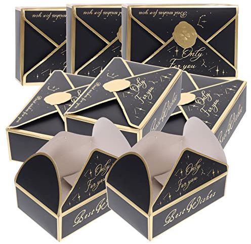 KOCKSHION 18 St Mini-Chokladaskar Förpackningslådor Bröllopsfest Favöraskar Choklad Godisbehållare Bröllopsfavöraskar Goodieboxar Godisaskar För Fest Små Askar