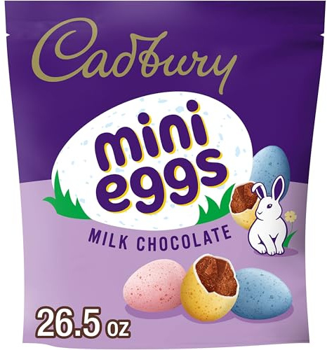CADBURY MINI EGGS Milk Chocolate, Easter Candy Bag, 26.5 oz