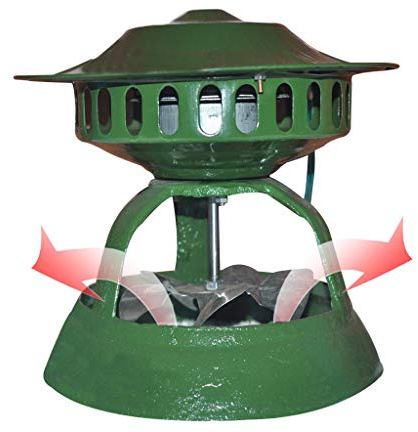 Chimney Fan for Round Flue, Electric Chimney Fan Chimney Ventilation Fans Rooftop Inducer Fans Chimney Exhaust Fan for BBQ Hut Fireplace Thermo Stove [Energy Class A++],120 w
