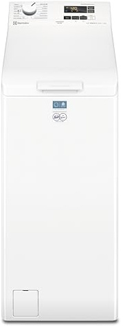 Electrolux EW6T57A Lavatrice Carica dall’Alto, Capacità 7 kg, Classe A, PerfectCare 600 con SensiCare, Programma Vapore Anti-Allergy, Motore Inverter+, TimeSave, 890x400x600 mm, Bianca