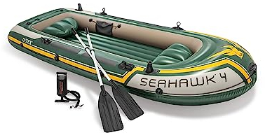 Intex Seahawk 4 Set Schlauchboot - 351 x 145 x 48 cm - 4-teilig - Grün