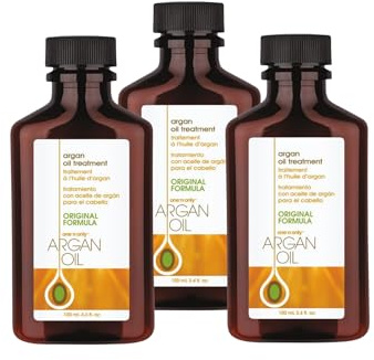 One 'n Only Argan Oil Hair Treatment, Frizz Control Serum, 3.4 oz, 3 Pack