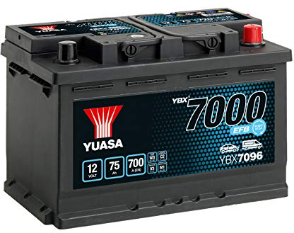 Yuasa YBX7096 12V 75Ah 700CCA EFB Maintenance Free Start Stop Car Battery