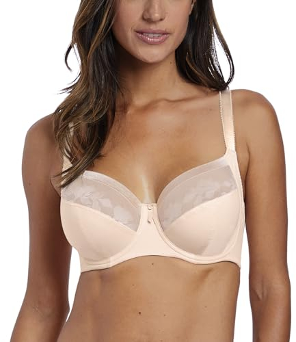 Fantasie Women's Illusion Underwire Side Support Full Coverage Bra, Natural Beige, 36 GG UK