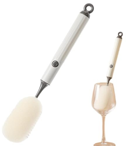 Mimoqk Cepillo de Esponja para Botella de Agua, Cepillo para Botella | Cepillo para Botellas Esponja para Lavado de Botellas - Cepillo de Copa de Esponja para una Limpieza eficiente