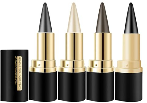 Eyeliner Pen Gel Occhi, Eyeliner Opaco Ad Asciugatura Rapida, Gel Penna Eye-liner, Impermeabile Eyeliners Gels Stick, Crema Per Eyeliners Eye-liners Prova Di Sbavature Per Trucco Gotico