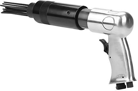 Ejoyous 19 Aghi Air Pneumatic Grip, Air Needle Gun Ruggine Vernice Scorie Rimozione Strumento Pneumatic Needle per Officina Strumenti Fai Te