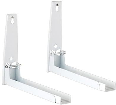 Hoement 1par Estante De Microondas De Inoxidable Soporte y Extensible Estantería Montada La Pared Para Cocina Organizador De Electrodomésticos y Utensilios