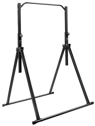 Power Tower Dip Station, Klimmzugstange Freistehend für Zuhause, Dip Barren Rückentrainer mit 200kg Tragkraft, Kraftstation Kraftturm für Klimmzüge, Dips, Bauchmuskeltraining