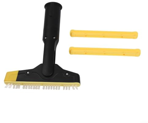 Spazzola per fughe XXL Set per Kärcher per Sc 1-5 per pulitore a vapore, ricambio per parte 2.863-334.0 & 2.863-368.0, giunto flessibile, 3 accessori con 2 setole di ricambio per fughe e piastrelle