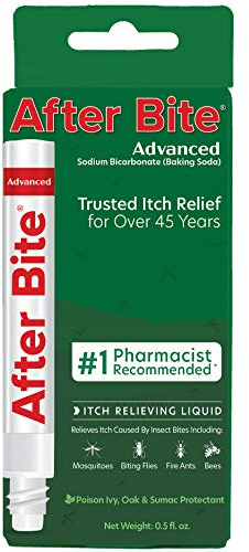 After Bite Advanced Formula with Baking Soda & Ammonia, Pharmacist Preferred Insect Bite & Sting Treatment, Skin Protectant, Portable Instant Relief, Stop Itching Applicator Pen, 0.5-Ounce (4 Pack)