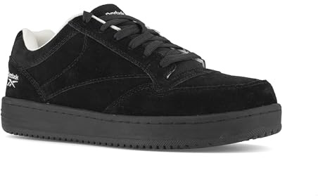 Reebok Work RB1910 Mens Soyay Safety Toe Skateboard Work Shoe Black, 12