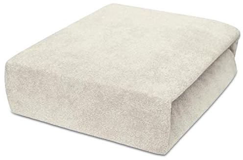 Best for Home elastisches Frottee Spannbettlaken | Spanbettlaken 80x200 cm | 100% Baumwolle und Frottee Spannbettlaken und Jersey Spann bettlaken | Warme Spann bettlaken