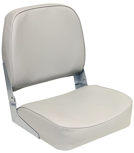 Wise 3313-717 - Sedile per barca con schienale basso, serie Super Value, colore: Grigio