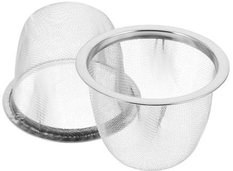 EXHUMKY 2pezzi Infusore Filtri Per Tè Sfuso in Acciaio Resistente Colino Per Teiera Filtro Riutilizzabile Per Foglie Di Tè Facile Da Pulire e Versatile Per Infusioni Rapide