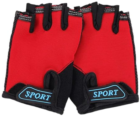 Generico Guanti Mezze Dita Guanti Bici Estivi Bicicletta Bambini 8 10 Anni Monopattino Da Corsa Manopole Bambina Bambino 3 Arrampicata Accessori Ciclismo Per Bimba 4 Moto Senza Ciclisti Uomo Vela 2