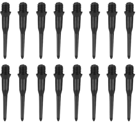 Penitue 300pcs 2BA Thread Soft Tip Dart Points, Plastic Dart Tips Replacement for Professional & Beginner Players