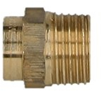 Lötfitting Rotguss Übergangsnippel 42 mm x 1 1/2 i/AG