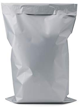Italpak Buste Soft con Patella Adesiva Argento, 50 pz, 25x38+4 cm