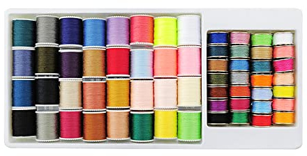 CENPEK Lot de 60 mini bobines de fil à coudre pour machine à coudre