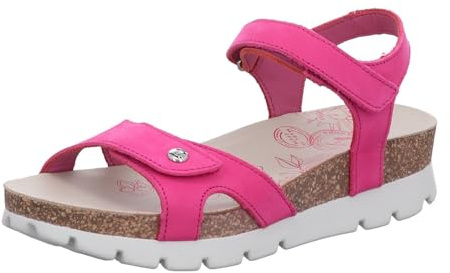 Panama Jack Sulia, Sandalia Plana Mujer, Fucsia B9, 37 EU