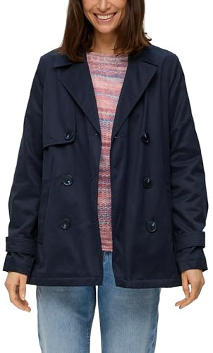 s.Oliver Cotton Blend Caban Jacket, 5959_navy, 10