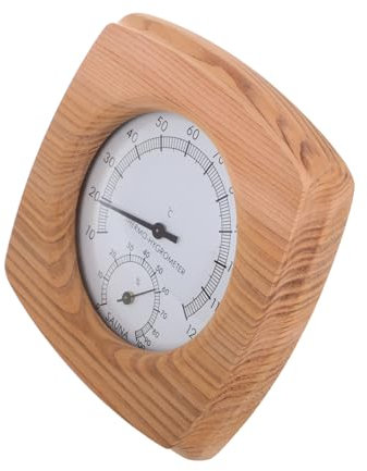 Healvian Sauna Hygrometer Indoor Sauna Accessories for Temperature Humidity Control
