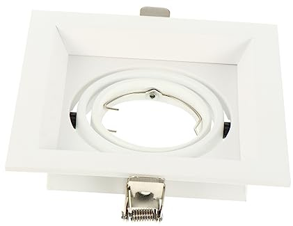 SHINEOFI 1 Pieza Carcasa De Foco Ajuste Suave Carcasa De Montaje De Lámpara De Techo Anillo Embellecedor De Focos Titular De La Luz Aleación De Aluminio