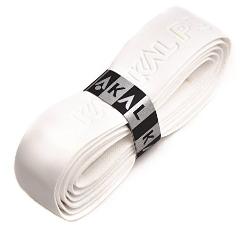 Karakal Super Grip - Cinta de agarre autoadhesiva de poliuretano para bádminton, squash, tenis, palos de hockey o bastones de esquí, paquete de 5 o 24 unidades, varios colores, Blanco, 6 Grips