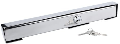 Serratura per motore fuoribordo, 30 cm, compatta e resistente, in acciaio inox, antifurto, per yacht, rimorchi, salvaguardia, pescatori, barche