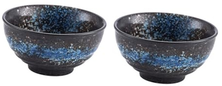 Sosoport 2 Pezzi Ciotole Retro per Ramen Insalate e Frutta Facili da per Ogni