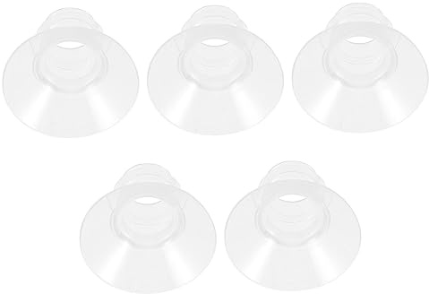 Toddmomy 5pièces Inserts à Bride Silicone Pour Tire-lait Portable Modèles Accessoires Confortables Et Sûrs Pour Allaitement