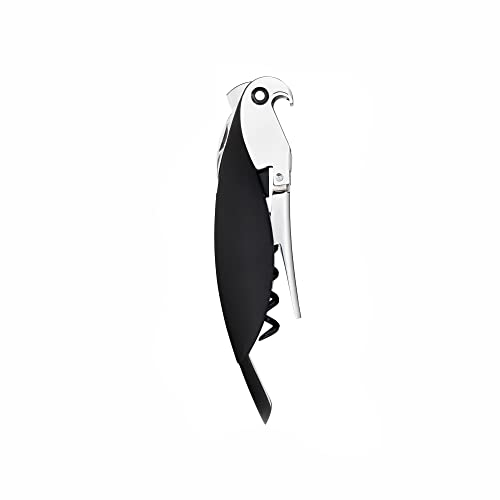 ALESSI Parrot Sacacorchos Sommelier, Plata