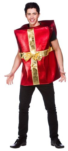 Wicked Costumes Adult Christmas Parcel Fancy Dress Costume Red