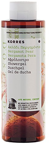 KORRES GEL DE DUCHA VID DE PERA Y BERGAMOTA 250ML