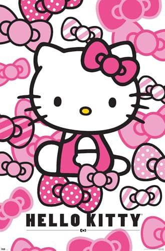 Trends International Hello Kitty Bows Wall Poster 22.375 X 34