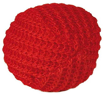 TRIXIE Set Strickbälle mit Katzenminze - 2 Stück - regen die Katze zum Spielen an - ø 4,5 cm - diverse Farben - zufällige Auswahl