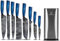 Küchenkompane – Edelstahl Messerset Shiburu mit Edelstahl Messerblock | 8-teiliges Küchenmesser Set | rostfrei & scharf | Designed in Germany