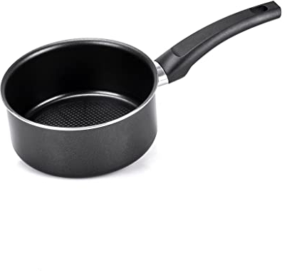 Moneta Gea Casseruola 1 Manico, 16 Cm, Alluminio 100% riciclato, per Ogni Piano Cottura Incluso l'Induzione. Made in Italy