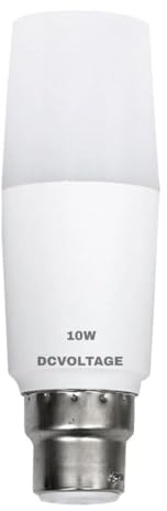 Pack-1, LED Bayonet Stick Light Bulb,10w (100W Equivalent) B22 T37 Tube Cool White 6000K 1100 Lumens Non-Dimmable lCorn Ultra Super Bright Energy Efficient Home Lighting Decoration Bulb AC220V