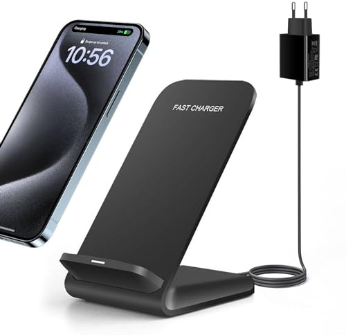 Fast Wireless Charger 20W,Induktive Ladeständer für iPhone 16,16 Pro,15,14,13,12,11 Series/X/XS/XR,kabelloses Ladegerät 15W Charger Handy ladestation Schnell für Samsung Galaxy S24 S23,Note/Pixel