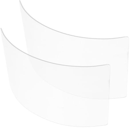 OKUMEYR Sandstrahlschutzlinse Leichtes Design 2 Stück aus Glas Schützt vor Spritzern und Staub für Sandstrahlhelm bei Sandstrahlarbeiten