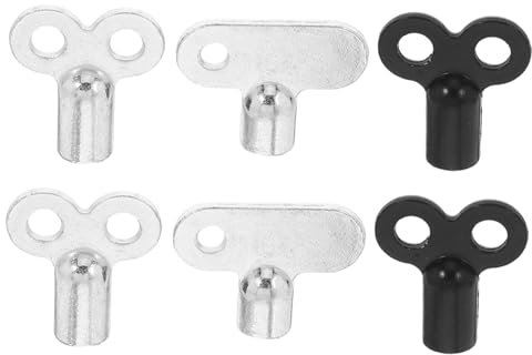 Uonlytech 6stücke Entlüftungsschlüssel Für Heizkörper Robuste Konstruktion Aus Hochwertigen Materialien Passend Für Verschiedene Quadratische Heizkörper Inklusive Spülwerkzeug Für Warmwasser