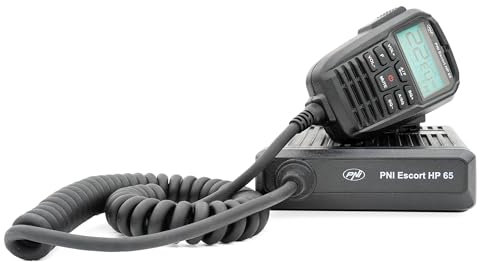 Estación de Radio CB PNI Escort HP 65 ASQ, multinorma, antiruido, ASQ, Ajustable SQ, 12 V - 24 V, Enchufe para Encendedor de Cigarrillos Incluido